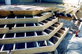 Tired of making multiple trips to the store? Stairs Wrap Around Stringer Stairs Diy Deck Plans