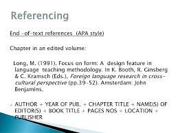 Author's last name (no first names or initials). Incorporating Findings From Research Citations And References Ppt Download