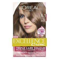 Hair colour elea proffesional colour & care permanent cream hair dye. Light Ash Brown 6 1 Loreal Hair Color Light Ash Brown Hair Color Light Ash Brown Hair