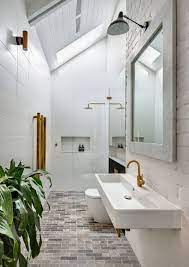 You can even filter by bathroom. Barn House In Australia A Stunning Contemporary Barn Inspired Home Home Design Lover Narrow Bathroom Design Bathroom Interior Design Narrow Bathroom Designs