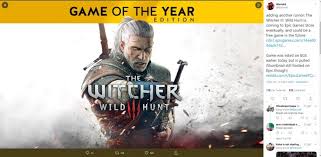 I did said in the video. The Witcher 3 May Be The Next Free Deal On Epic Games Store