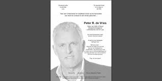 Hence, de vries means the frisian. Rouwadvertentie Kinderen Peter R De Vries Pap Het Komt Goed Blik Op Nieuws