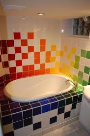 Rainbow Tiled Bathroom Rainbow Bathroom Tile Bathroom Rainbow Tile
