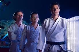 The series was created by josh heald, jon hurwitz and hayden schlossberg, and stars ralph macchio and william zabka, who reprise their roles as daniel larusso and johnny lawrence from the 1984 film the karate kid. Cobra Kai Season 2 On Youtube Ew Review Ew Com