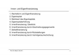 Der unterschied dieser finanzierungsarten ergibt sich aus der herkunft des kapitals. Innen Und Eigenfinanzierungsfolien Pdf