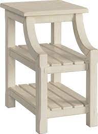 Shireton White Chairside Table In 2021 Chair Side Table Function Tables Storage Spaces