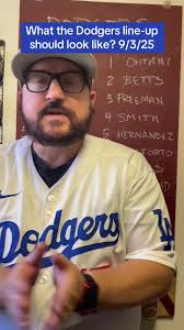 Dodgers 2025 Batting Lineup I