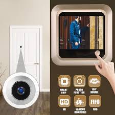 2 4 Inch Peephole Viewer Camera Video Doorbell Door Eye Wide Angle Fifo Door Bell Security Cam Walmart Com Security Cam Home Security Systems Video Doorbell