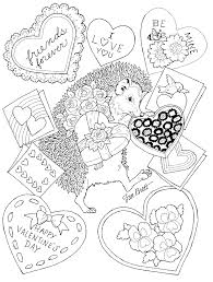 Help your kids celebrate by printing these free coloring spend an afternoon making these valentine's day cards, decorations, and edible projects for kids. Valentine S Day Coloring Page