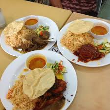 It is made with indian spices, rice, vegetables in certain regional varieties. Nasi Beriani Gam Batu Pahat Malay Restaurant