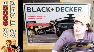 Black And Decker Wifi Slow Cooker How To Connect Unboxing The Black Decker 7 Quart Programmable Slow Cooker With Digital Timer And Chalkboard Surface Youtube