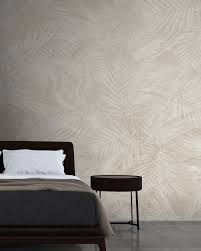 Per chi ama il classico, sì ai fiori, che nella carta da parati moderna per la camera da letto si faranno però indefiniti e astratti. Carta Da Parati Design Tropical Moderno Affreschi Affreschi