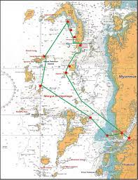 Islands Safari 5 Days 4 Nights Mergui Archipelago Trips Adventure Boating Myanmar Islands Mergui Archipelago Round The World Trip Historical Maps