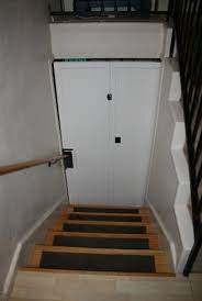 Laurel S Adventures In Home Repair Stair Door Stairs Basement Doors Stairways