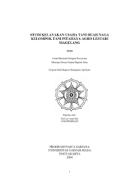 Admin sedang membuat format yang lebih baik agar lebih enak dibaca dan. Proposal Studi Kelayakan Bisnis Ugm