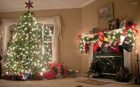Cozy home holiday wallpaper 4. Bright White Christmas Tree Lights 1920x1200 Wallpaper Teahub Io