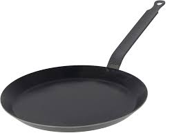 De Buyer French Blue Steel Crepe Pan 8 Inch