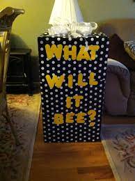 Gender reveal | what will baby bee? Pin By Vanessa Defeo On My Gender Reveal Party Baby Gender Reveal Party Bee Gender Reveal Gender Reveal Balloon Box