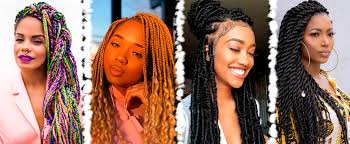 Trenzas africanas sueltas con dos moñitos otro peinado que puedes hacer llevando las trenzas africanas sueltas es hacer dos moños altos tipo top knot y dejar el resto del cabello suelto. Trenzas Caribenas Estilos Que Debes Conocer Latinamerican Post