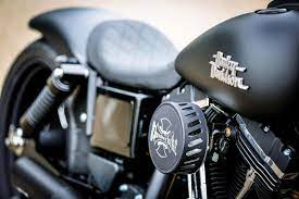 Thunderbike Black Denim H D Street Bob Fxdb Dyna Custom Umbau