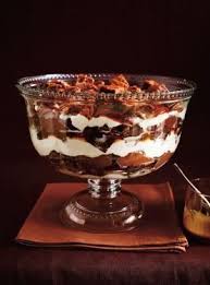 Bagatelle Aux Brownies Et Caramel Au Bourbon Ricardo Recipe Trifle Cooking With Bourbon Trifle Recipe