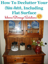 Large platters next i placed any large platters on the back wall of the china cabinet. How To Declutter China Cabinet Hutch Sideboards And Or Buffets