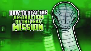 How To Beat The Destruction Of The Leaf Boss Mission And Get The Death God Mask In Shinobi Striker Youtube