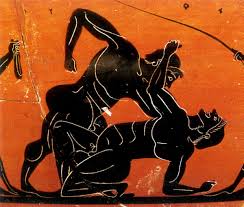 The olympics were also held in greece. Science Source Stock Photos Video Olympic Games Pankration Black Figure Pottery
