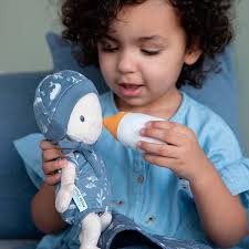 Little Dutch ] -> Muñeco de tela bebé con capazo