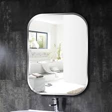 This allows for quick secure mounting of the mirror. A1 Frameless Square Bathroom Wall Mirror Toilet Dressing Table Washbasin Mirror Bedroom Wall Hanging Glass Mirror Wx8230936 Bath Mirrors Aliexpress