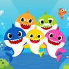 Gambar mewarna baby shark gambar mewarna. 1