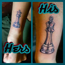 Then these chess inspired tattoos would be perfect for you. King Chess Piece Tattoo Neck Elegant Arts Tattoo