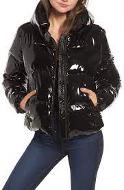 Kendall Kylie Shiny Puffer Jacket Nordstrom Puffer Jacket Women Shiny Jacket Puffer Jackets