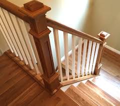Cable deck railing and glass deck railing add a sophisticated, upscale look to any deck or patio. Plowed Handrail Stairsupplies