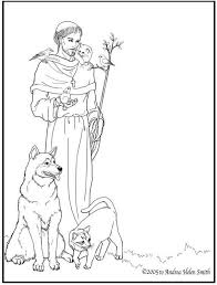 St Francis Of Assisi Coloring Pages For Catholic Kids Catholic Coloring Saint Coloring Catholic Kids