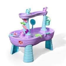 Step2 Rain Showers Unicorns Water Table Kohls In 2020 Water Table Toy Water Table Water Tables