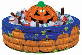 Inflatable Pumpkin Cooler Halloween Party Decor Halloween Tableware Inflatable Pumpkin