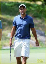 Nick Jonas Jesse Williams Make Golf Look Good At Michael Jordan S Celebrity Invitational 2014 Photo 3085415 Aaron Rodgers Bruce Jenner Jesse Williams Michael Jordan Nick Jonas Ray Romano Pictures Just Jared