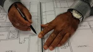 تمرين رسم جزء من مخطط أفقي وقطاع لتصميم داخلي سكني Youtube