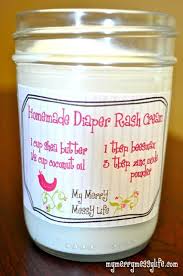 Homemade Natural Diaper Rash Cream My Merry Messy Life Recipe Diaper Rash Cream Diaper Rash Rash Cream