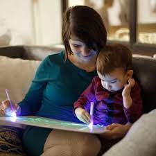 Draw With Light Fun And Developing Toy Gifts For Kids Drawing Pad Fun