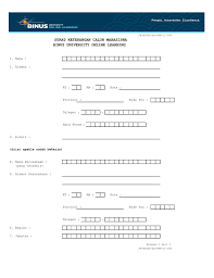 Check spelling or type a new query. Surat Keterangan Calon Mahasiswa Binus University Online Learning