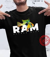 The species has been examined in studies on fish behaviour and is a popular aquarium fish, traded under a variety of common names, including ram, blue ram, german blue ram, asian ram, butterfly cichlid, ramirez's dwarf cichlid, dwar. German Blue Ram Cichlid Aquarium Fish Keeper Shirt