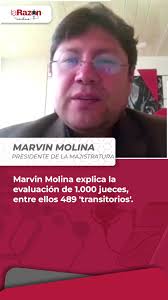 MARVIN MOLINA PRESIDENTE DE LA MAJISTRATURA. Explica la evaluación de...