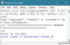 Python Program To Convert Hexadecimal To Decimal