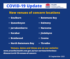 Nsw health has listed three casual contact venues of concern at marsden park. Southern Nsw Local Health District Southern Nsw Local Health District Has Been Notified Of New Venues Of Concern Associated With Covid 19 Cases The Full List With Dates Times And Venues Is
