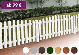 Sichtschutz Ecoline Weiss Sichtschutzzaun Shop De Zaun Garten Zaun Gartenzaun