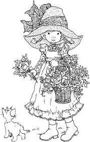 Additional colors available, in blue, green or purple. Holly Hobbie Coloring Pages Google Search Sarah Kay Coloring Pages Cute Coloring Pages