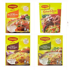 2 mangkuk nasi 1 paket serbuk nasi goreng cina adabi 2 biji telur 3 ulas bawang. Buy Maggi Perencah Berlada Hitam Nasi Briyani Nasi Goreng Bihun Goreng Cukup Rasa Seetracker Malaysia