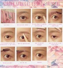 This Is How I Trim My Brows It S Actually Pretty Easy D Forming Straight Brows Can Make You Look Younger An Poshagovyj Makiyazh Korejskij Makiyazh Idei Dlya Volos